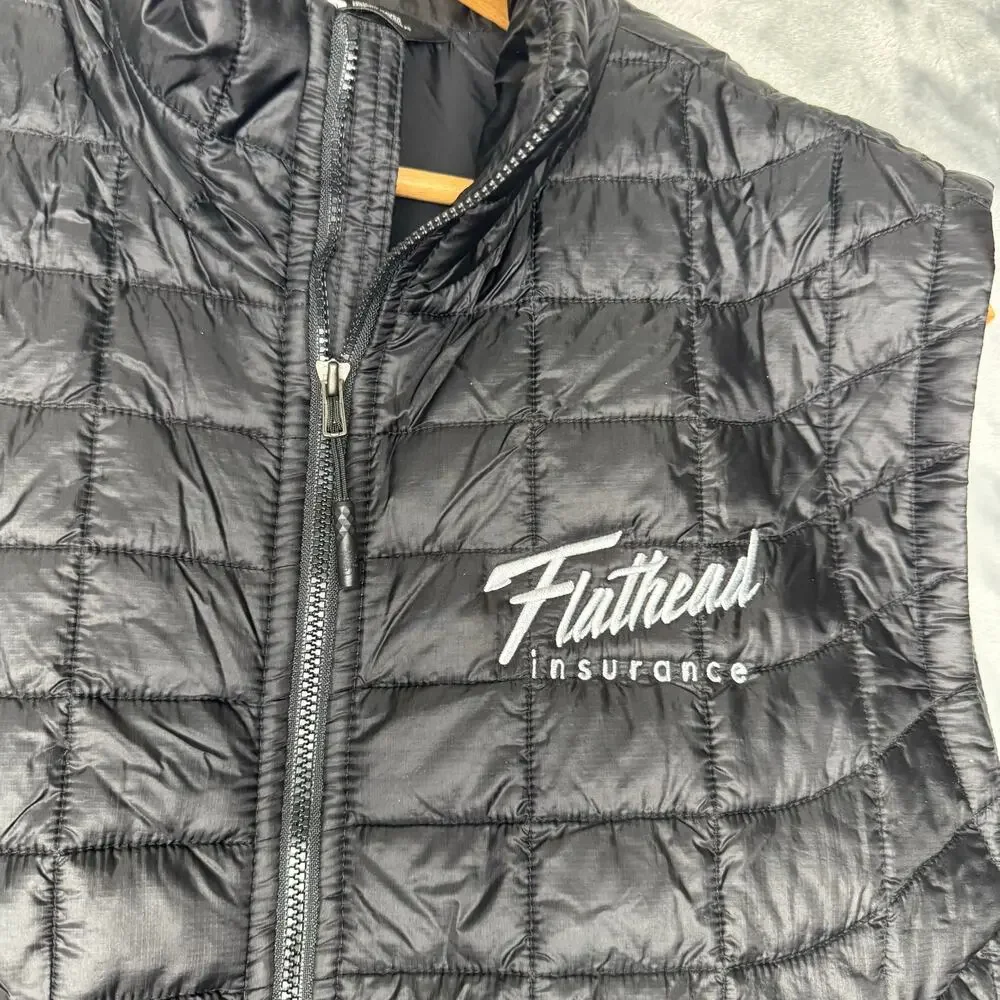 The North Face Thermoball Eco Black Full Zip Puffer Vest Mens Medium Outdoor